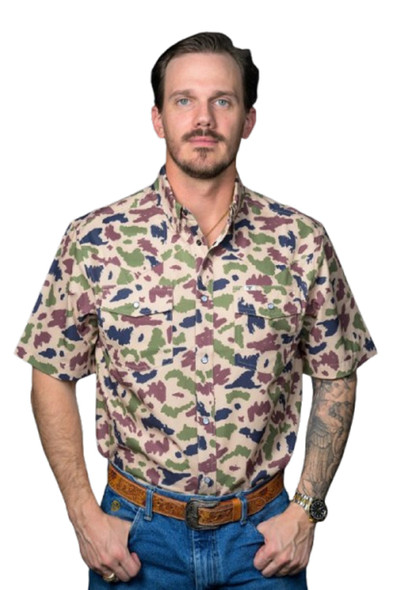 FERREL SNAP CAMO PRINT - MENS SHIRT  - FPS1002320
