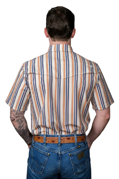 FERREL THE JACKSON BLUE/YELLOW STRIPE - MENS SHIRT  - FPS1002589