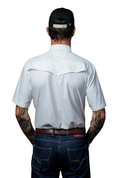 FERREL WHITE SNAP SHIRT - MENS SHIRT  - FSS1002300
