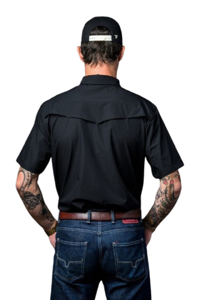 FERREL BLACK SNAP - MENS SHIRT  - FSS1002335