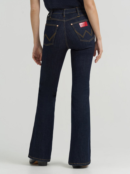WRANGLER LAINEY WILSON FLARE RED PATCH - LADIES JEANS  - 112380510