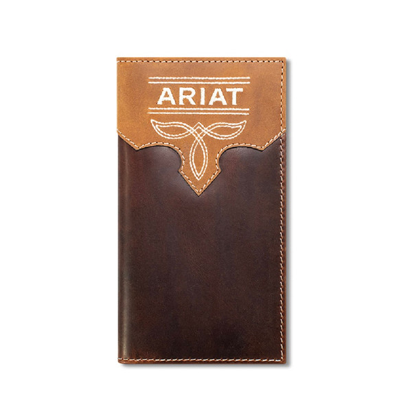 ARIAT RODE BOOT STITCH OVERLAY BROWN - ACCESSORIES WALLET  - A3566902