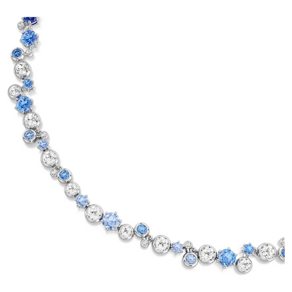 SWAROVSKI CONSTELLA NECKLACE BLUE MIXED - ACCESSORIES JEWELRY NECKLACE - 5732255