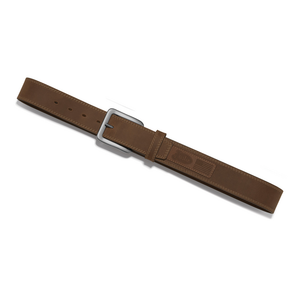 JUSTIN  BROWN LEATHER HERITAGE BELT - ACCESSORIES BELT MEN - C14225