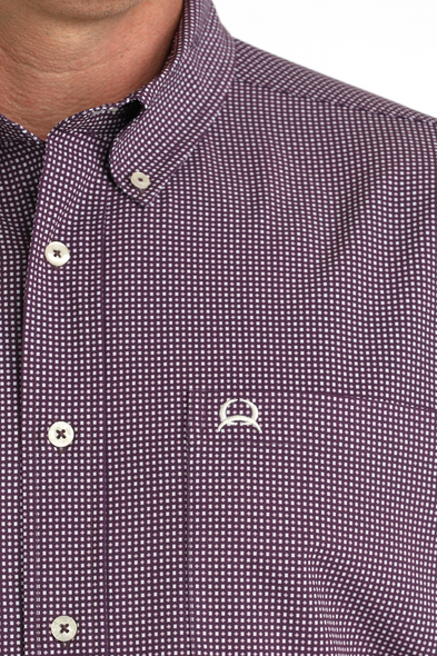 CINCH ARENAFLEX PURPLE PRINT - MENS SHIRT  - MTW1704162