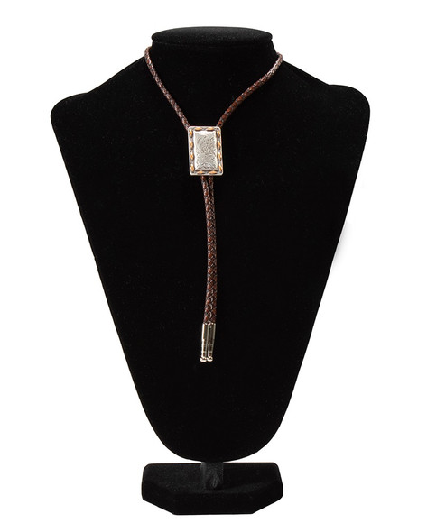 DOUBLE S RECTAGLE BUCK LACE CONCHO BOLO - ACCESSORIES OTHER  - 22421