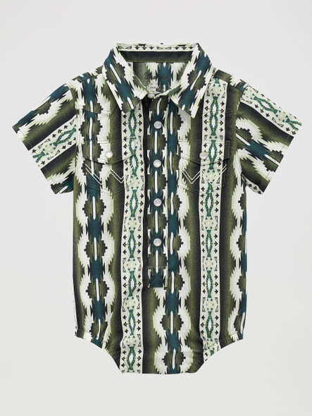 WRANGLER BABY BOY GREEN CHECOTAH PRINT - KIDS BOYS OTHER - 112378896