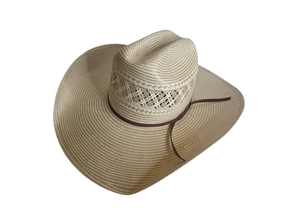 AMERICAN HAT COMPANY 2 TONE 20X STAR BASKET WEAVE - HAT STRAWS  - 1011RC