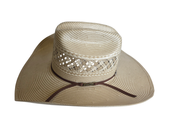 AMERICAN HAT COMPANY 2 TONE 20X STAR BASKET WEAVE - HAT STRAWS  - 1011RC