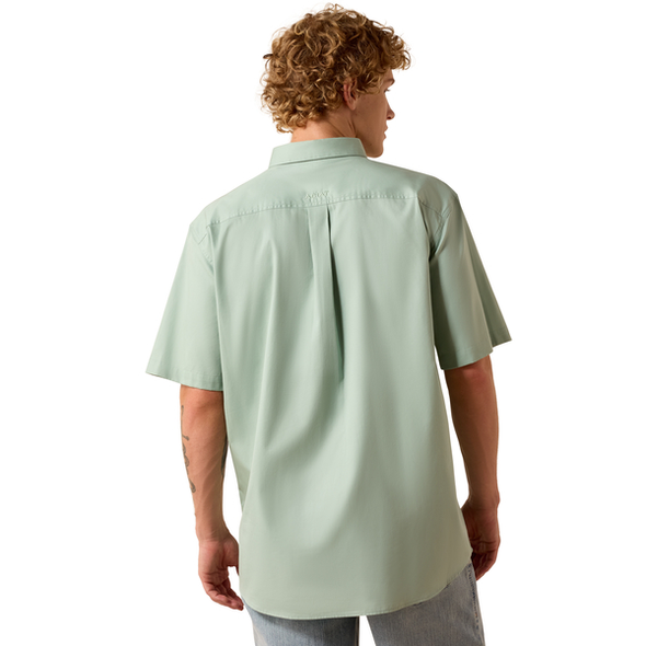 ARIAT LIGHT WEIGHT TWILL SILT GREEN - MENS SHIRT  - 10073617