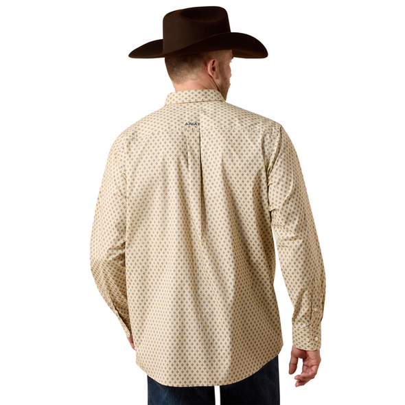ARIAT STU CLASSIC IRISH CREAM PRINT - MENS SHIRT  - 10073592