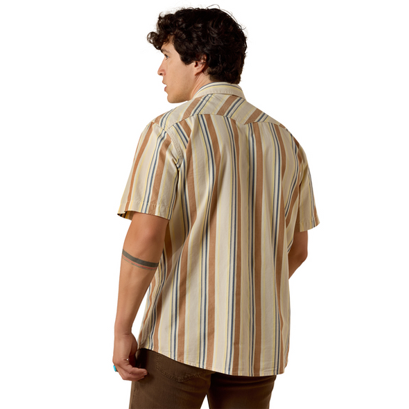 ARIAT RETRO HAWTHORNE SANDSHELL - MENS SHIRT  - 10073572