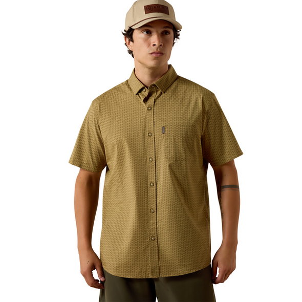 ARIAT MATT MODERN FIT CEDAR ARROW - MENS SHIRT  - 10073646