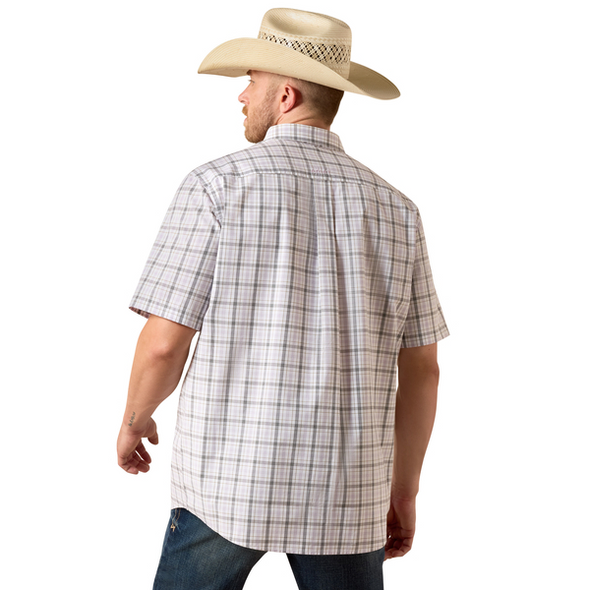 ARIAT PRO SASHA WHITE MULTI PLAID - MENS SHIRT  - 10073606