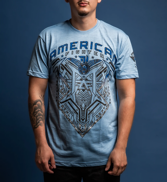 AMERICAN FIGHTER CHESTNUT RIDGE BLUE - MENS TEE  - FM16429