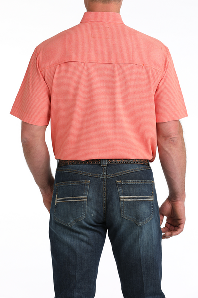 CINCH ARENAFLEX RED PRINT - MENS SHIRT  - MTW1725003