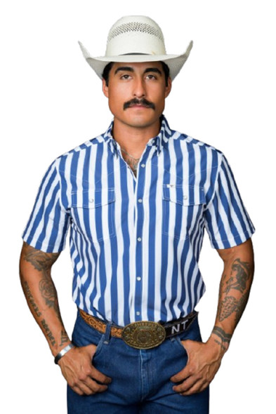FERREL THE LIAM BLUE STRIPE - MENS SHIRT  - FPS1026058