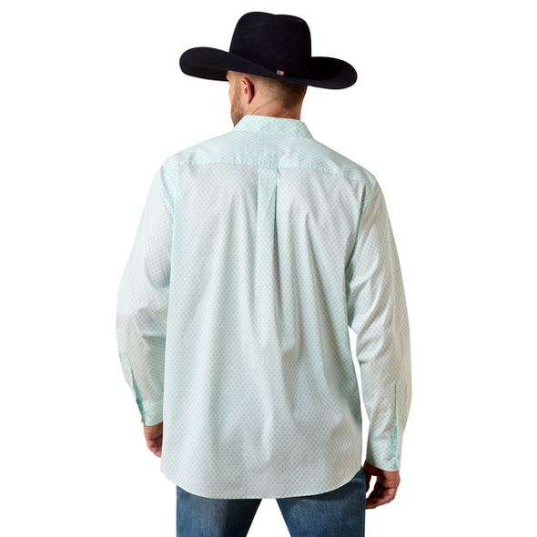 ARIAT BLUE GLOW SOUTHWEST CROSSES - MENS SHIRT  - 10073897