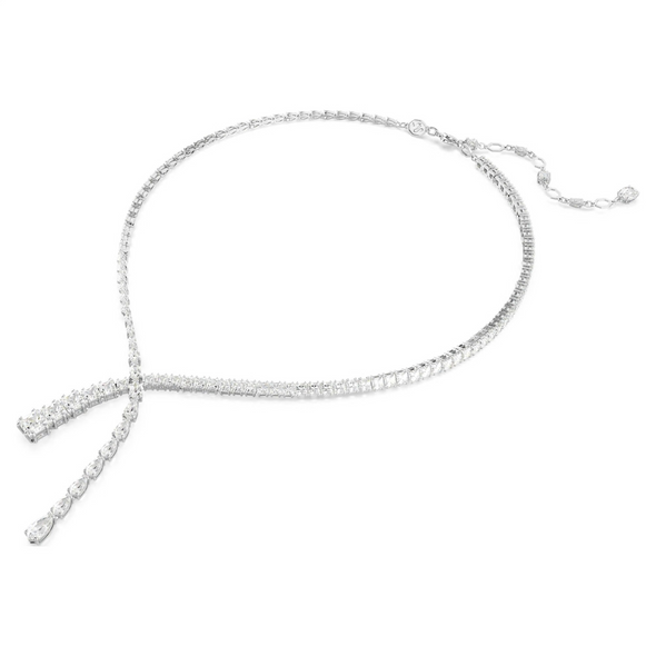 SWAROVSKI MATRIX Y NECKLACE SILVER - ACCESSORIES JEWELRY NECKLACE - 5692533