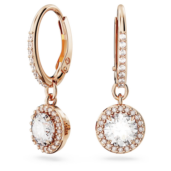 SWAROVSKI UNA ANGELIC DROP ROSE GOLD - ACCESSORIES JEWELRY EARRINGS - 5638769
