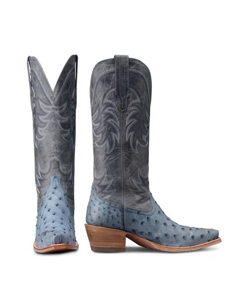 TECOVAS THE ANNIE CHAMBRAY OSTRICH - BOOT LADIES  - W21095CBY
