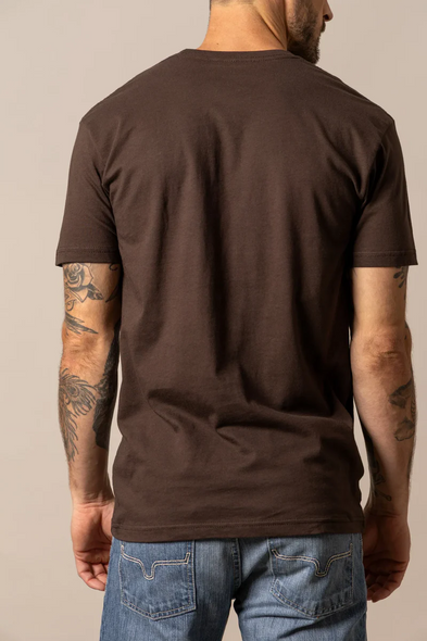 KIMES RANCH CIRCULAR SERAPE DARK CHOCOLA - MENS TEE  - MSH0000168