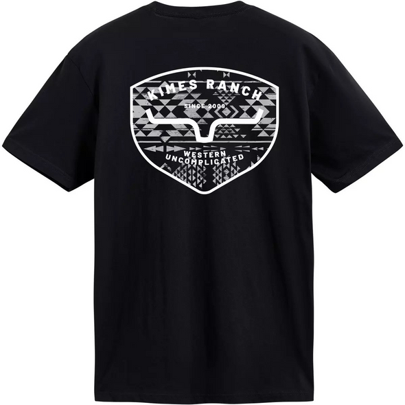 KIMES RANCH HONOR BLACK - MENS TEE  - MSH0000205