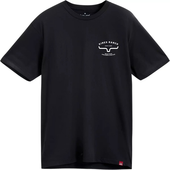 KIMES RANCH HONOR BLACK - MENS TEE  - MSH0000205