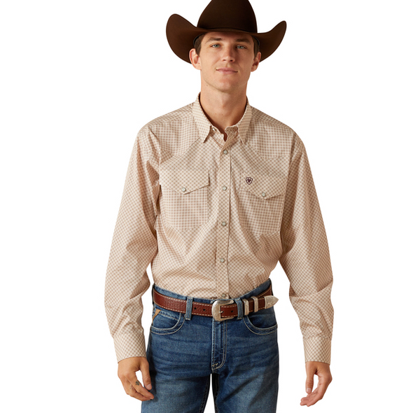 ARIAT WF EDDIE SNAP OFF WITH PRINT - MENS SHIRT  - 10062353