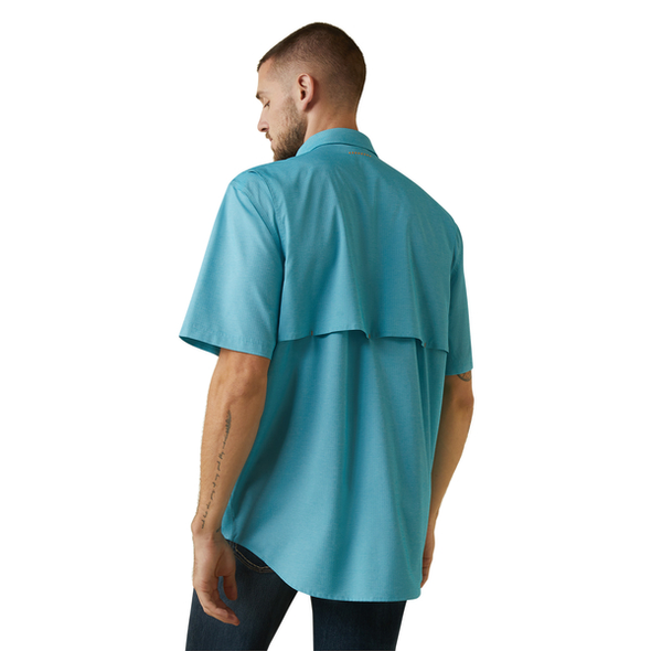 ARIAT TEK CARIBBEAN SEA HEATHER - MENS SHIRT  - 10043580
