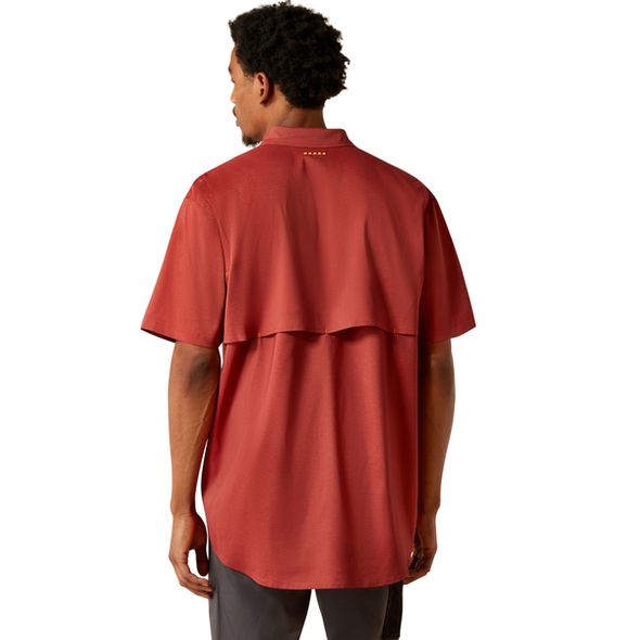 ARIAT REBAR VENTEK FIREBRICK RED - MENS SHIRT  - 10055195