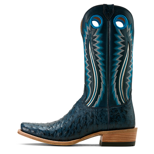 ARIAT BLUE FULL QUILL OSTRICH - BOOT MENS WESTERN - 10058166