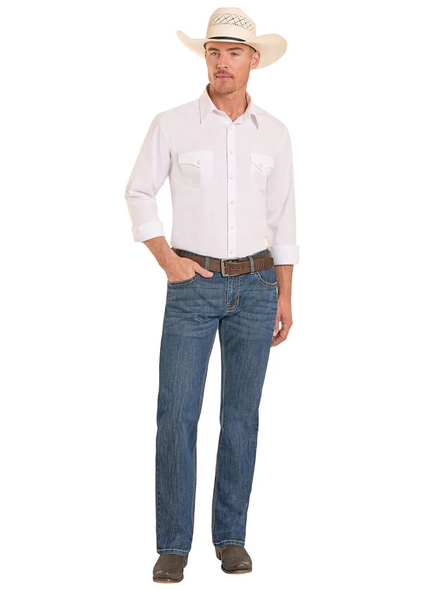 ROCK & ROLL PISTOL STRAIGHT DARK VINTAGE - MENS JEANS  - BM1PD08580