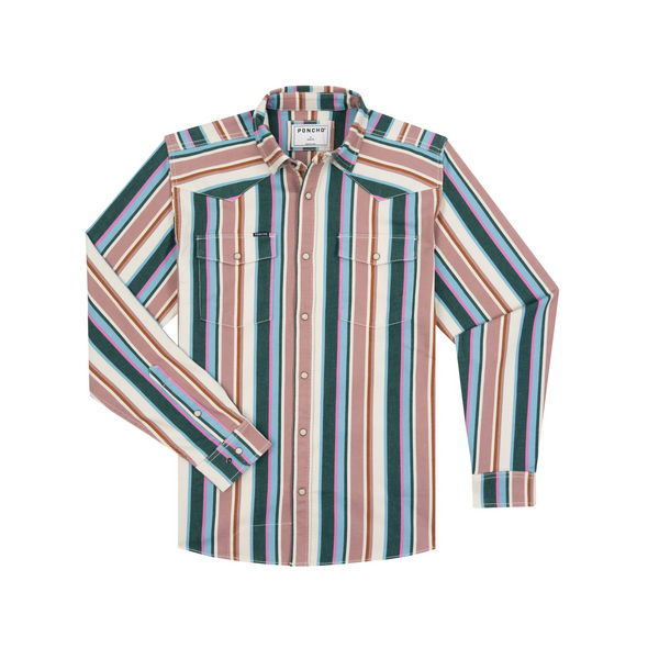 PONCHO  THE FRONTMAN  RODEO STRIPES - MENS SHIRT  - FRONTMAN