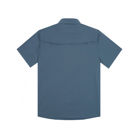 PONCHO  THE AHI SLATE BLUE - MENS SHIRT  - THE AHI