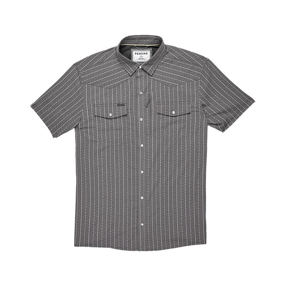 PONCHO  THE HONDO STARRY CHARCOAL HAZE - MENS SHIRT  - THE HONDO