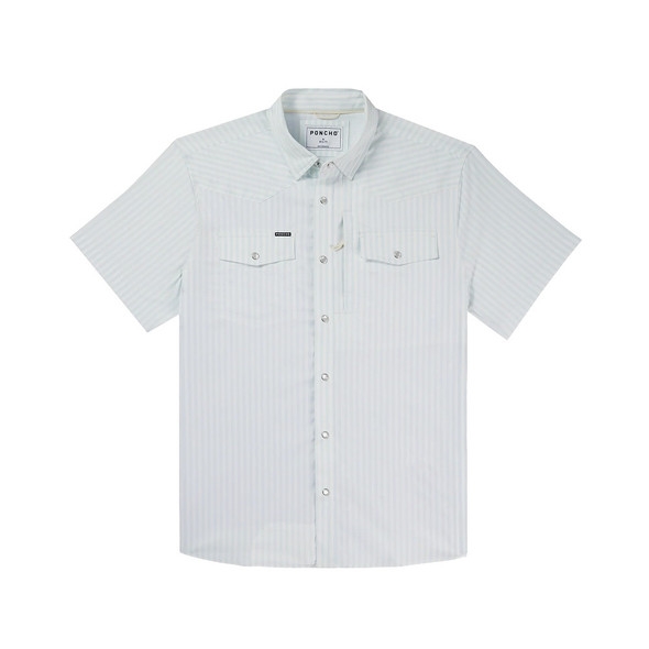 PONCHO  THE GET IN LINE BABY BLUE - MENS SHIRT  - THE GET IN LINE