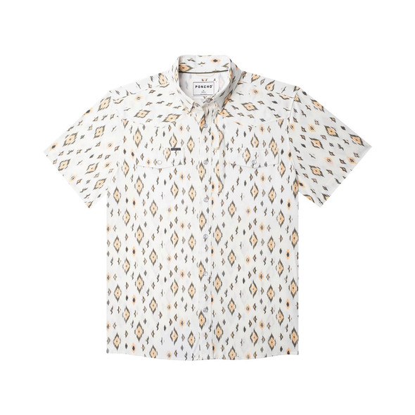 PONCHO  THE DIAMOND BACK CREAM RETRO - MENS SHIRT  - THE DIAMOND BACK