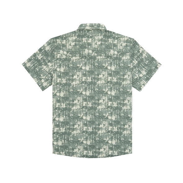 PONCHO  GREEN SWAMP CAMO - MENS SHIRT  - THE CHICKEN ON A HOOK