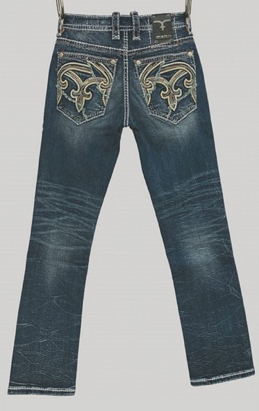 ROCK REVIVAL MIGUEL J202 STRAIGHT LEG - MENS JEANS  - RP5704J202R