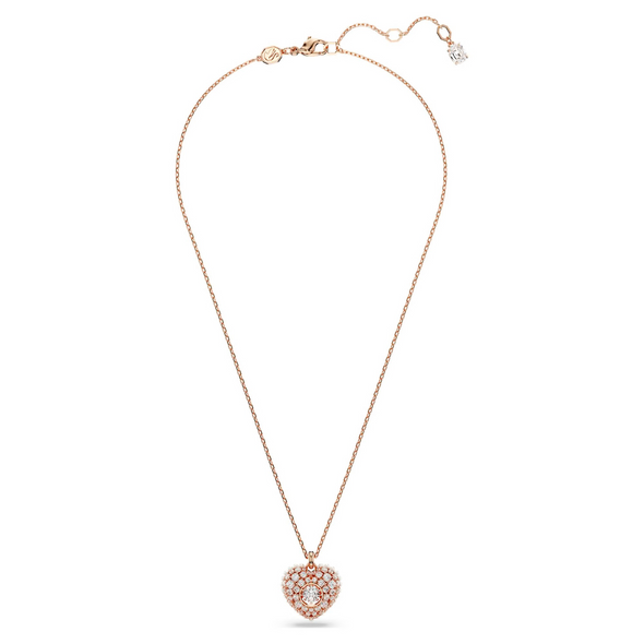 SWAROVSKI IDYLLIA PENDANT HEART ROSE - ACCESSORIES JEWELRY NECKLACE - 5680402