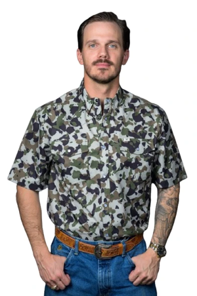 FERREL SNAP CAMO PRINT - MENS SHIRT  - FPS1002322