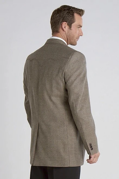 SIDRAN PLANO SPORTCOAT DONEGAL BROWN - MENCOATS   - CC1032-58