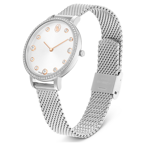 SWAROVSKI CLARICA STAINLESS STEEL SILVER - ACCESSORIES WATCH  - 5740971