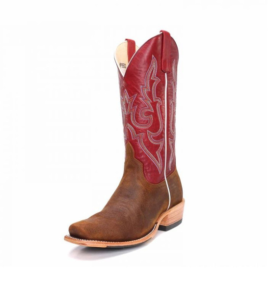 HORSE POWER TOP HAND ROUGHT OUT WAXY BROWN - BOOT MENS WESTERN - HP9501