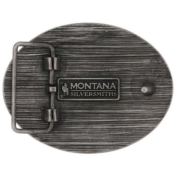 ATTITUDE BY MONTANA SILVERSMITHS LOCO GRINGOS BUCKLE - ACC BUCKLE  - A1030WR