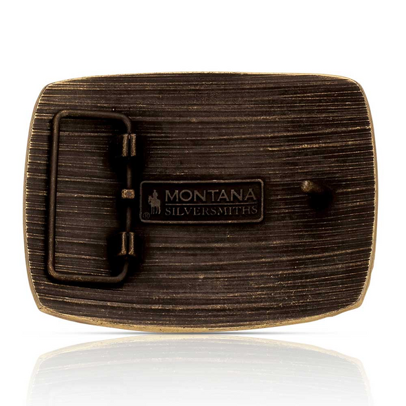 ATTITUDE BY MONTANA SILVERSMITHS SURROUNDED BY FAITH - ACC BUCKLE  - A1076C