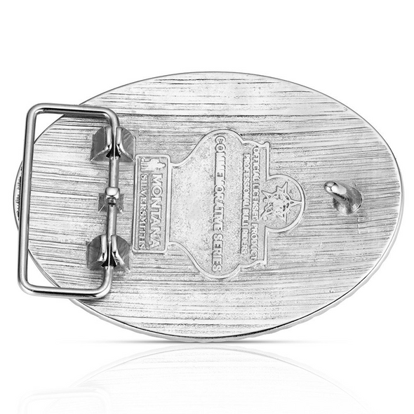 ATTITUDE BY MONTANA SILVERSMITHS EIGHT SECONDS STYLE PBR - ACC BUCKLE  - A1092PBR