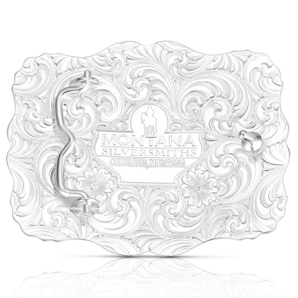 MONTANA SILVERSMITHS SHADOW MESA CRACKED EARTH - ACC BUCKLE  - 58510-528