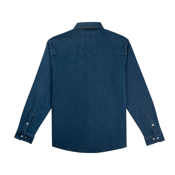 PONCHO  THE SANDERSON DARK WASH - MENS SHIRT  - THE SANDERSON